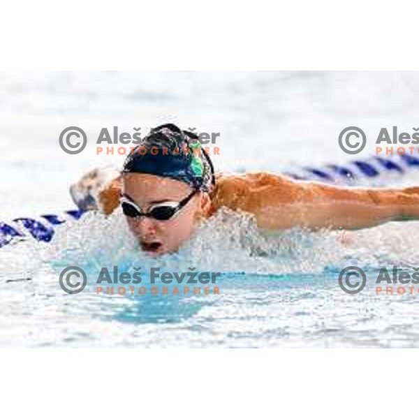 Neza Klancar of Slovenia Swimming team during practice session at Ilirija Pool in Ljubljana, Slovenia on November 11, 2025