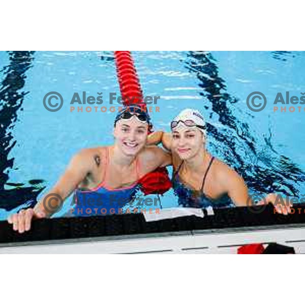 Neza Klancar of Slovenia Swimming team during practice session at Ilirija Pool in Ljubljana, Slovenia on November 11, 2025
