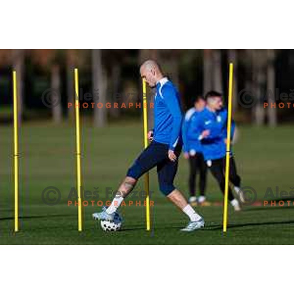 Slovenia Football team during practice session in NNC Brdo pri Kranju on November 11, 2025