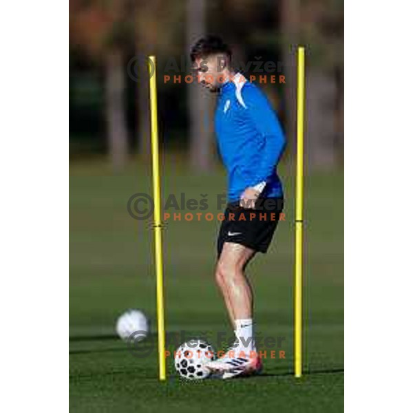 Slovenia Football team during practice session in NNC Brdo pri Kranju on November 11, 2025