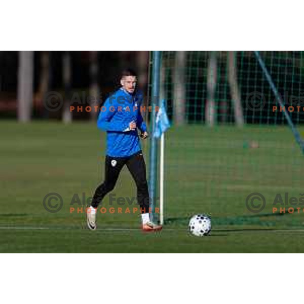 Slovenia Football team during practice session in NNC Brdo pri Kranju on November 11, 2025