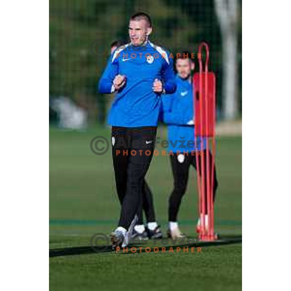 Slovenia Football team during practice session in NNC Brdo pri Kranju on November 11, 2025
