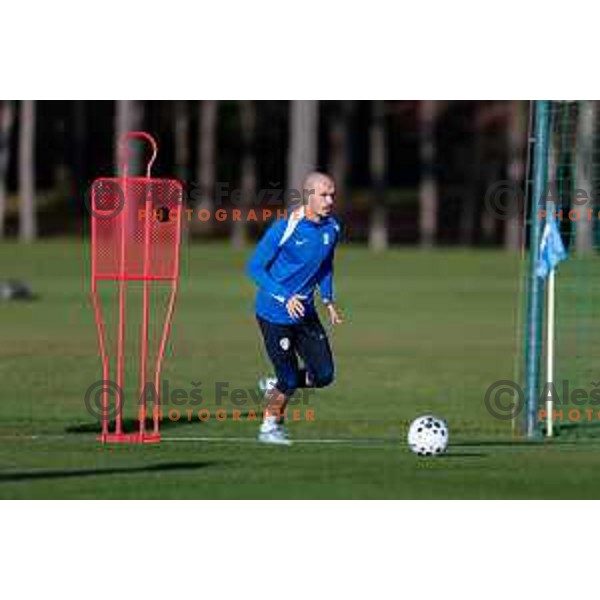 Slovenia Football team during practice session in NNC Brdo pri Kranju on November 11, 2025