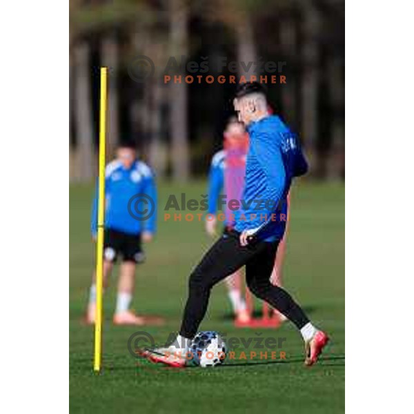 Slovenia Football team during practice session in NNC Brdo pri Kranju on November 11, 2025