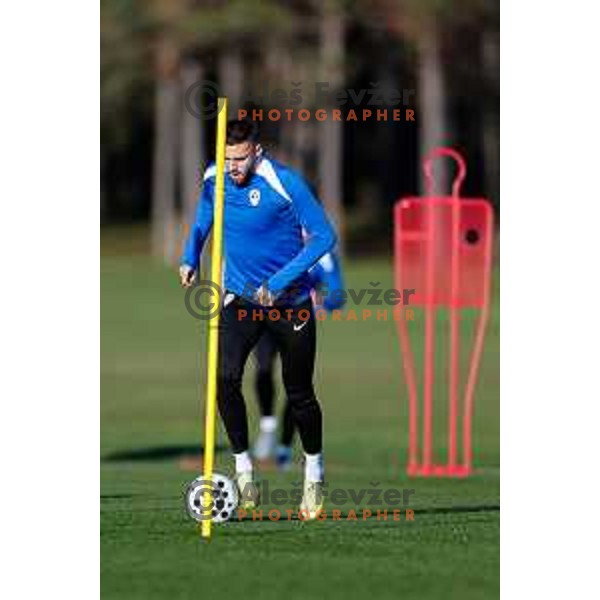 Slovenia Football team during practice session in NNC Brdo pri Kranju on November 11, 2025
