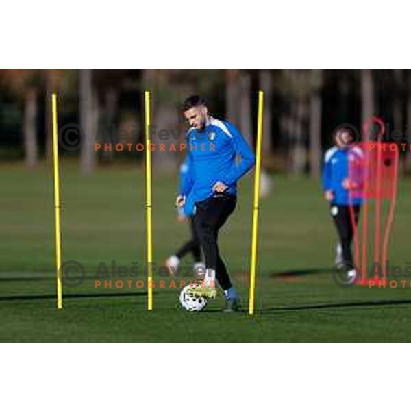 Slovenia Football team during practice session in NNC Brdo pri Kranju on November 11, 2025