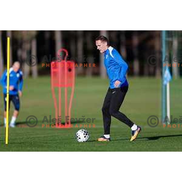 Slovenia Football team during practice session in NNC Brdo pri Kranju on November 11, 2025