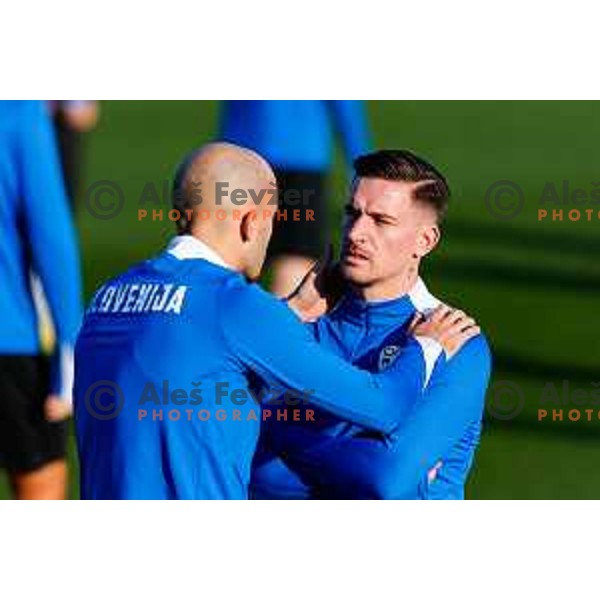 Slovenia Football team during practice session in NNC Brdo pri Kranju on November 11, 2025