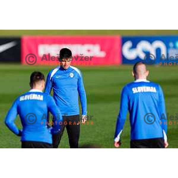Slovenia Football team during practice session in NNC Brdo pri Kranju on November 11, 2025
