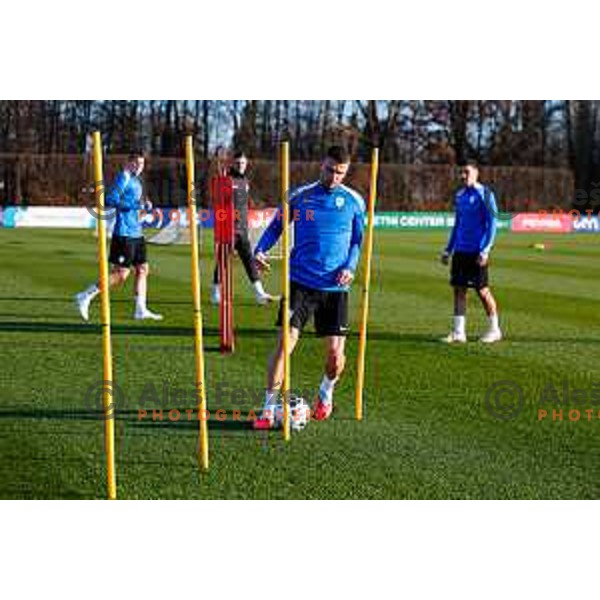 Slovenia Football team during practice session in NNC Brdo pri Kranju on November 11, 2025