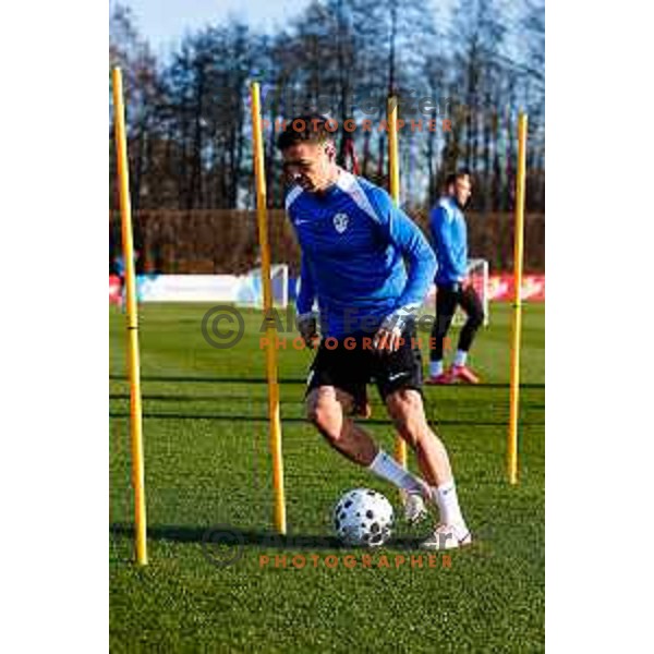 Slovenia Football team during practice session in NNC Brdo pri Kranju on November 11, 2025