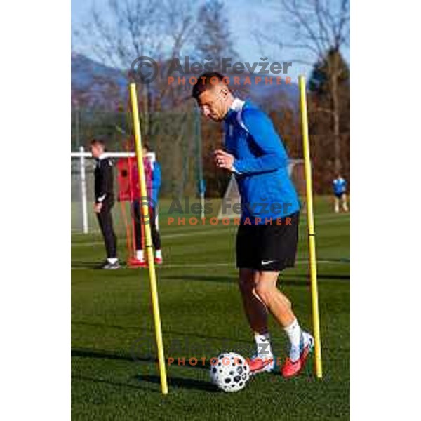 Slovenia Football team during practice session in NNC Brdo pri Kranju on November 11, 2025