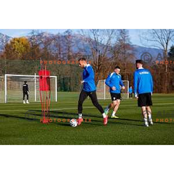 Slovenia Football team during practice session in NNC Brdo pri Kranju on November 11, 2025
