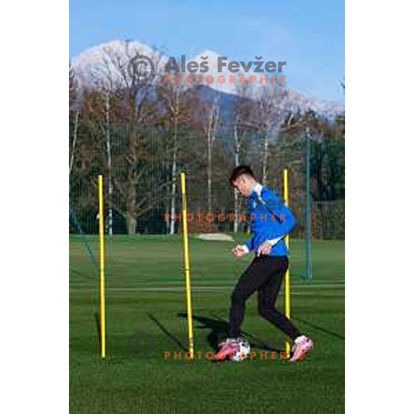Slovenia Football team during practice session in NNC Brdo pri Kranju on November 11, 2025
