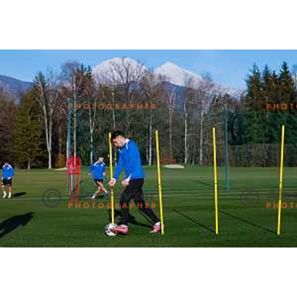 Slovenia Football team during practice session in NNC Brdo pri Kranju on November 11, 2025