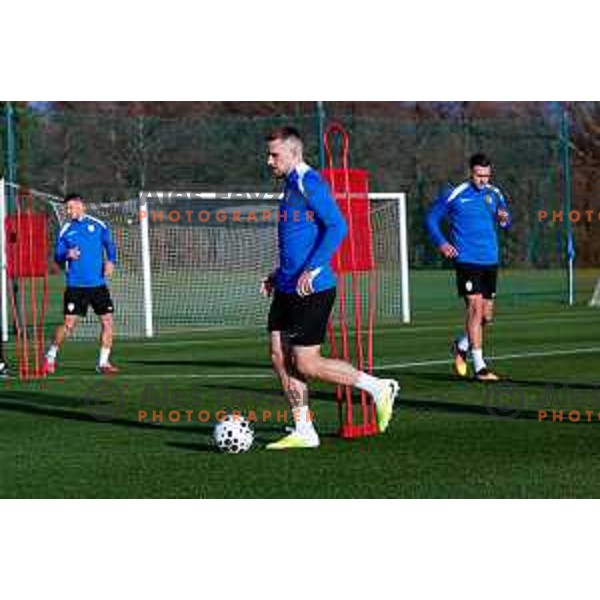 Slovenia Football team during practice session in NNC Brdo pri Kranju on November 11, 2025
