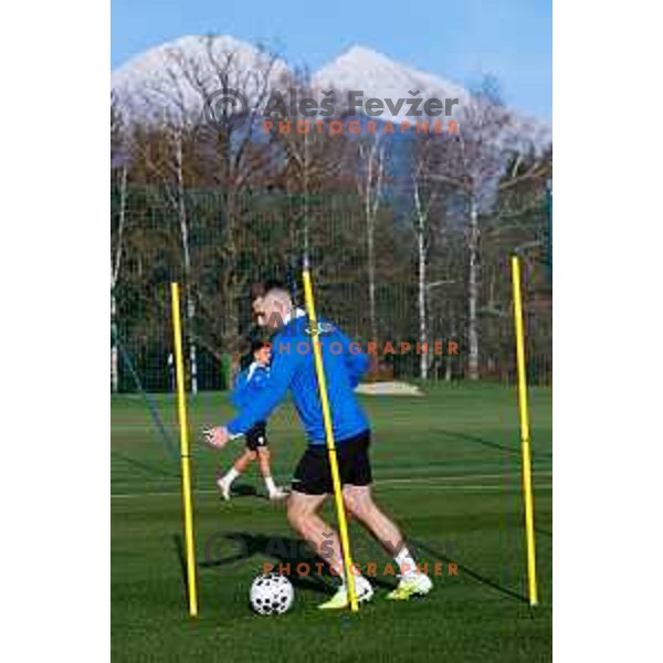 Slovenia Football team during practice session in NNC Brdo pri Kranju on November 11, 2025