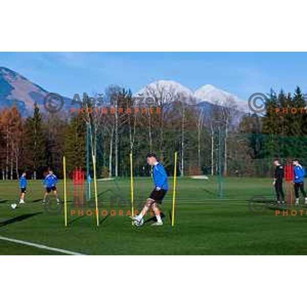 Slovenia Football team during practice session in NNC Brdo pri Kranju on November 11, 2025
