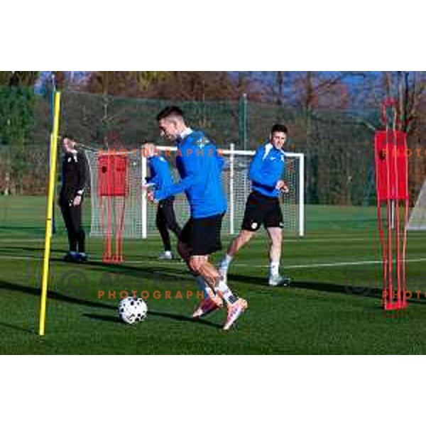 Slovenia Football team during practice session in NNC Brdo pri Kranju on November 11, 2025