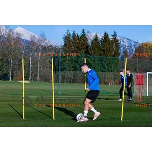 Slovenia Football team during practice session in NNC Brdo pri Kranju on November 11, 2025