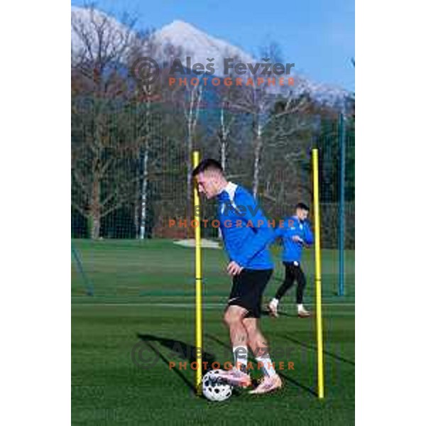 Slovenia Football team during practice session in NNC Brdo pri Kranju on November 11, 2025