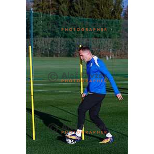 Slovenia Football team during practice session in NNC Brdo pri Kranju on November 11, 2025