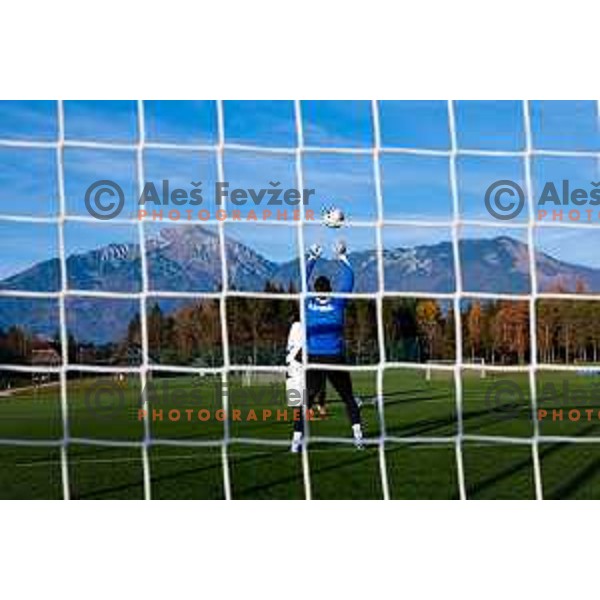 Slovenia Football team during practice session in NNC Brdo pri Kranju on November 11, 2025