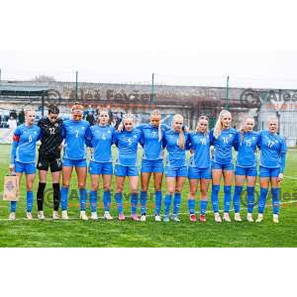 action during Women’s U-17 UEFA football match between Slovenia and Iceland in Catez ob Savi, Slovenia on November 11, 2025
