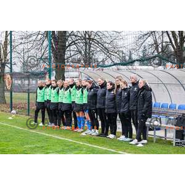 action during Women’s U-17 UEFA football match between Slovenia and Iceland in Catez ob Savi, Slovenia on November 11, 2025