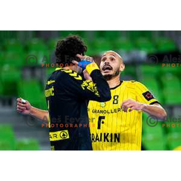 Tarcisio Freitas Oliveira of Fraikin BM. Granollers in action during EHF Men’s European League 2025/2026 handball match between RD LL Grosist Slovan (SLO) and Fraikin BM. Granollers (ESP) in Stozice, Ljubljana, Slovenia on November 11, 2025. Photo: Filip Barbalic
