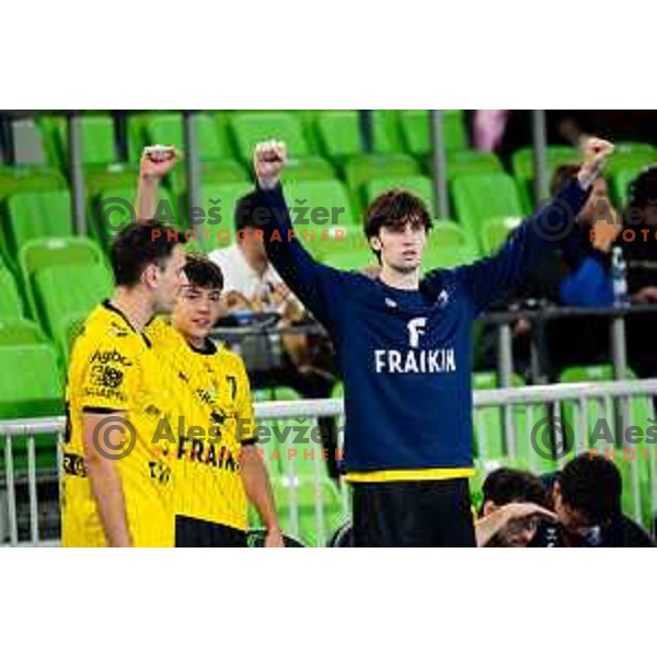 Pablo Urdangarin de Borbon of Fraikin BM. Granollers in action during EHF Men’s European League 2025/2026 handball match between RD LL Grosist Slovan (SLO) and Fraikin BM. Granollers (ESP) in Stozice, Ljubljana, Slovenia on November 11, 2025. Photo: Filip Barbalic