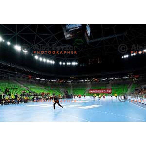 Stozice during EHF Men’s European League 2025/2026 handball match between RD LL Grosist Slovan (SLO) and Fraikin BM. Granollers (ESP) in Stozice, Ljubljana, Slovenia on November 11, 2025. Photo: Filip Barbalic