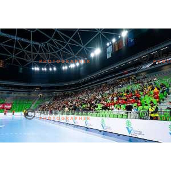 Stozice during EHF Men’s European League 2025/2026 handball match between RD LL Grosist Slovan (SLO) and Fraikin BM. Granollers (ESP) in Stozice, Ljubljana, Slovenia on November 11, 2025. Photo: Filip Barbalic