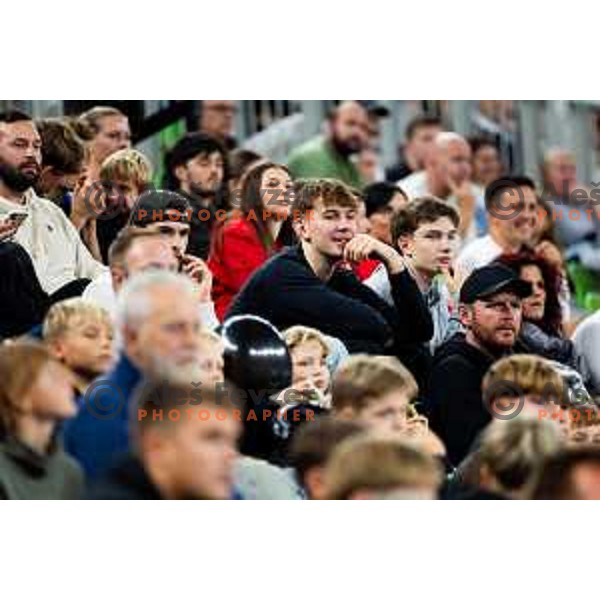 Fan of RD LL Grosist Slovan during EHF Men’s European League 2025/2026 handball match between RD LL Grosist Slovan (SLO) and Fraikin BM. Granollers (ESP) in Stozice, Ljubljana, Slovenia on November 11, 2025. Photo: Filip Barbalic