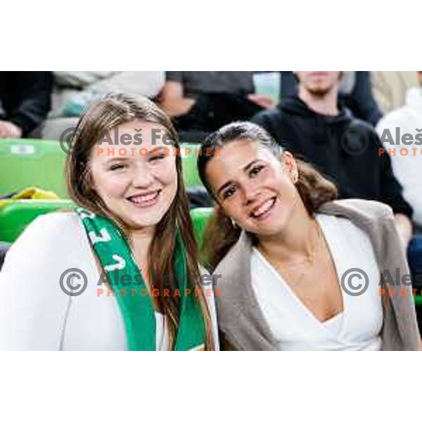 of Cedevita Olimpija during BKT EuroCup 2025-2026 basketball match between Cedevita Olimpija (SLO) and Reyer Venezia (ITA) in SRC Stozice, Ljubljana, Slovenia on November 12, 2025