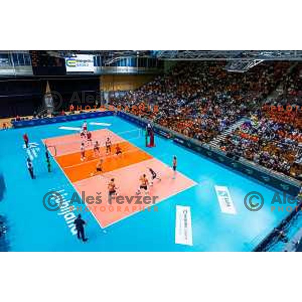 Hala Tivoli during CEV Men\'s Champions League 2026 Early Stage volleyball match between ACH Volley (SLO) and Dinamo Bucuresti (ROM) in Tivoli Hall, Ljubljana, Slovenia on November 13, 2025. Photo: Filip Barbalic