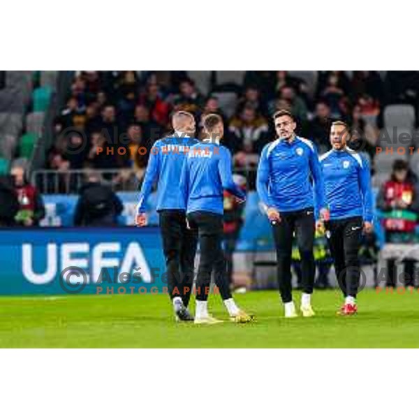 in action during FIFA World Cup 2026 European Qualifiers match between Slovenia and Kosovo in SRC Stozice, Ljubljana, Slovenia on Noivember 15, 2025