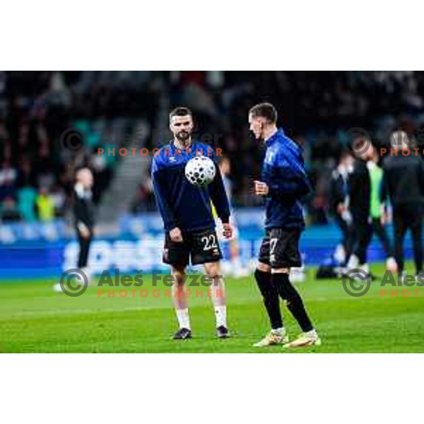 in action during FIFA World Cup 2026 European Qualifiers match between Slovenia and Kosovo in SRC Stozice, Ljubljana, Slovenia on Noivember 15, 2025