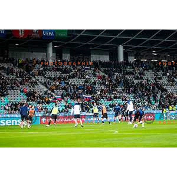 in action during FIFA World Cup 2026 European Qualifiers match between Slovenia and Kosovo in SRC Stozice, Ljubljana, Slovenia on Noivember 15, 2025