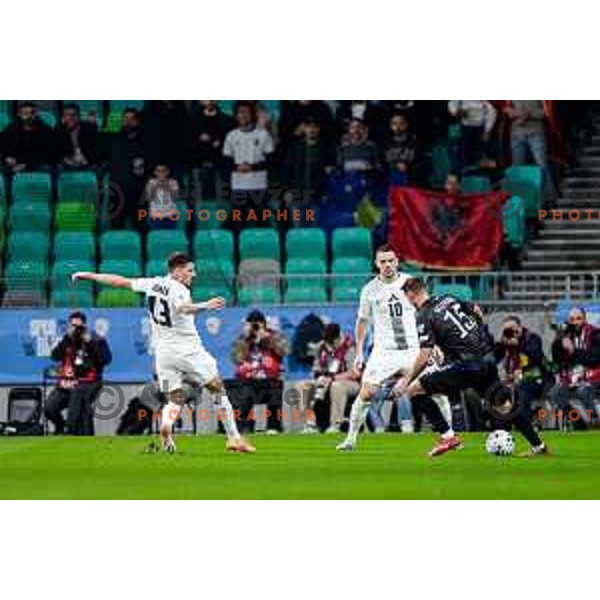 in action during FIFA World Cup 2026 European Qualifiers match between Slovenia and Kosovo in SRC Stozice, Ljubljana, Slovenia on Noivember 15, 2025