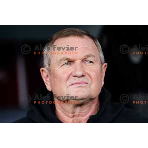 Matjaz kek, head coach of Slovenia during FIFA World Cup 2026 European Qualifiers match between Slovenia and Kosovo in SRC Stozice, Ljubljana, Slovenia on Noivember 15, 2025