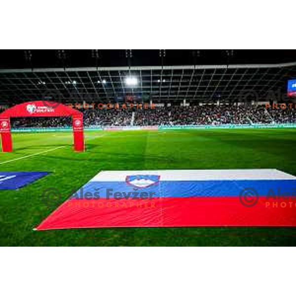 in action during FIFA World Cup 2026 European Qualifiers match between Slovenia and Kosovo in SRC Stozice, Ljubljana, Slovenia on Noivember 15, 2025