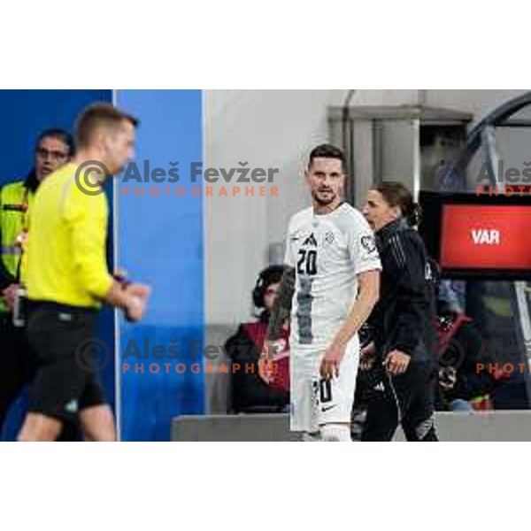 Petar Stojanovic during FIFA World Cup 2026 European Qualifiers match between Slovenia and Kosovo in SRC Stozice, Ljubljana, Slovenia on Noivember 15, 2025
