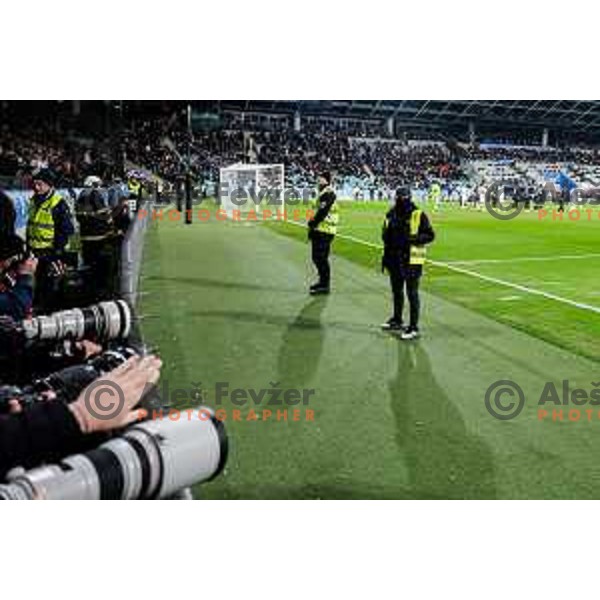 in action during FIFA World Cup 2026 European Qualifiers match between Slovenia and Kosovo in SRC Stozice, Ljubljana, Slovenia on Noivember 15, 2025