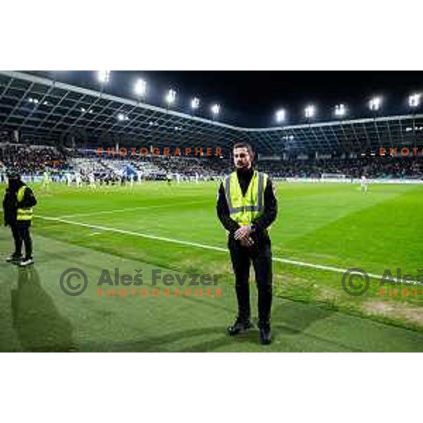in action during FIFA World Cup 2026 European Qualifiers match between Slovenia and Kosovo in SRC Stozice, Ljubljana, Slovenia on Noivember 15, 2025