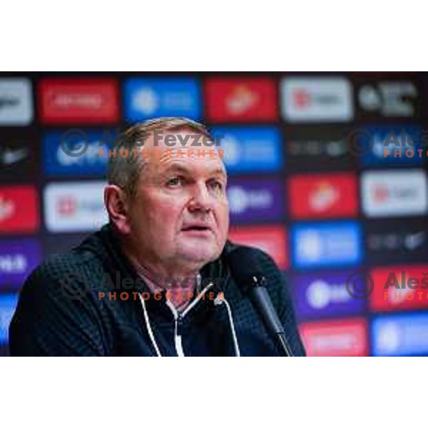 Matjaz kek, head coach of Slovenia during FIFA World Cup 2026 European Qualifiers match between Slovenia and Kosovo in SRC Stozice, Ljubljana, Slovenia on Noivember 15, 2025