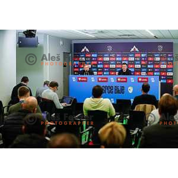 Matjaz kek, head coach of Slovenia during FIFA World Cup 2026 European Qualifiers match between Slovenia and Kosovo in SRC Stozice, Ljubljana, Slovenia on Noivember 15, 2025