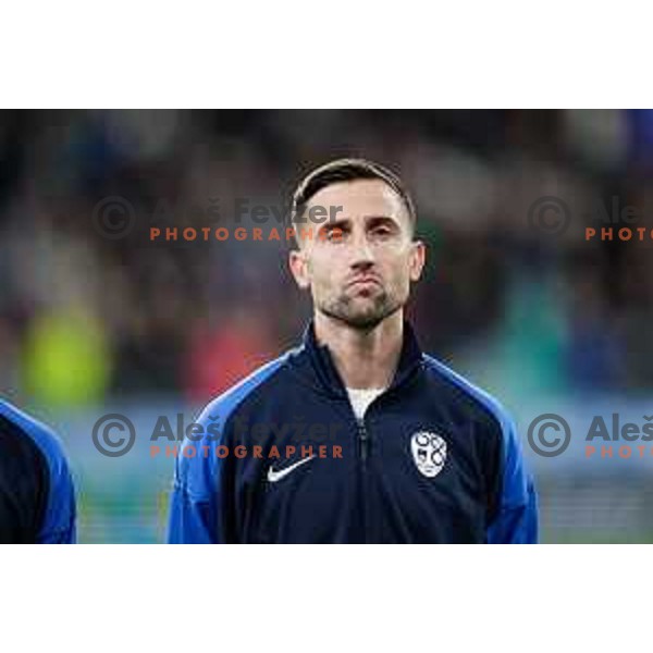 Andraz Sporar during FIFA World Cup 2026 European Qualifiers match between Slovenia and Kosovo in SRC Stozice, Ljubljana, Slovenia on November 15, 2025