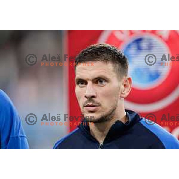 Erik Janza during FIFA World Cup 2026 European Qualifiers match between Slovenia and Kosovo in SRC Stozice, Ljubljana, Slovenia on November 15, 2025