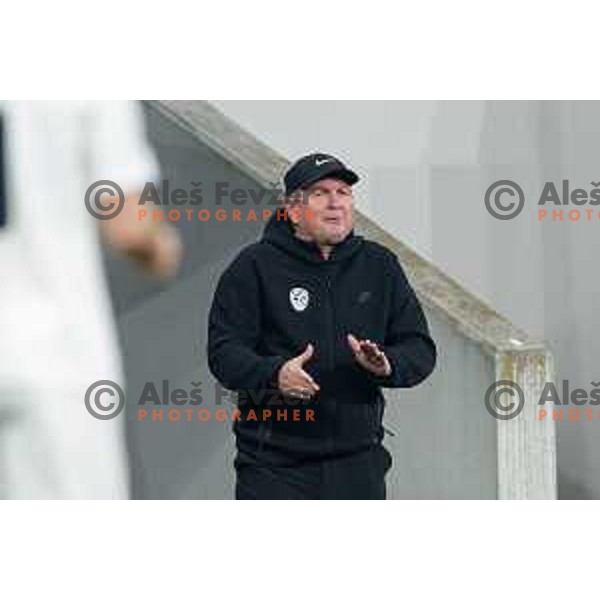 Matjaz kek, head coach of Slovenia during FIFA World Cup 2026 European Qualifiers match between Slovenia and Kosovo in SRC Stozice, Ljubljana, Slovenia on Noivember 15, 2025